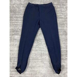 Vintage Edelweiss Ski‎ Pants Womens Small Blue Wool Bib Snow Winter Stirrup